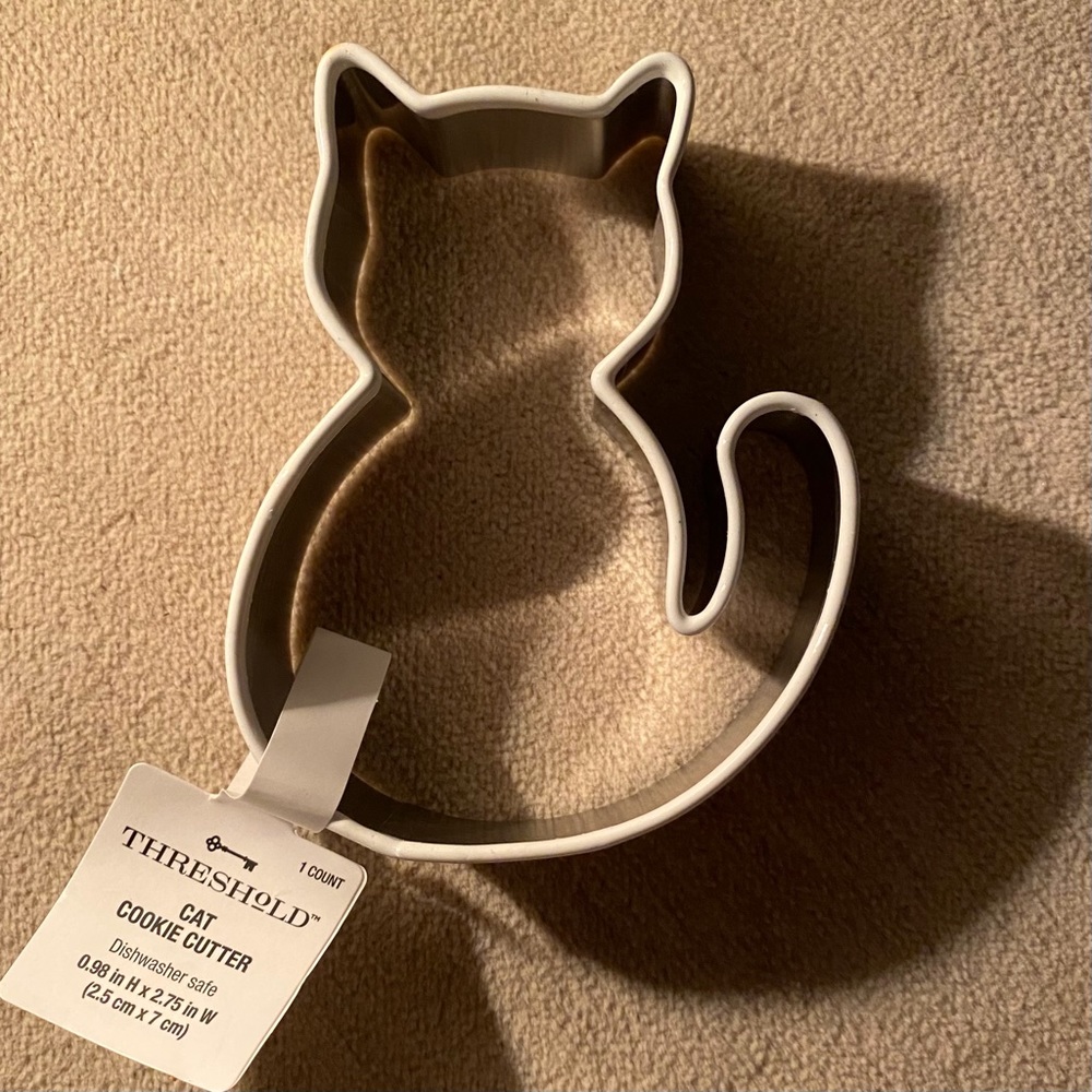 Kitty Cat Metal Cookie and Pie Dough Etc Cutter